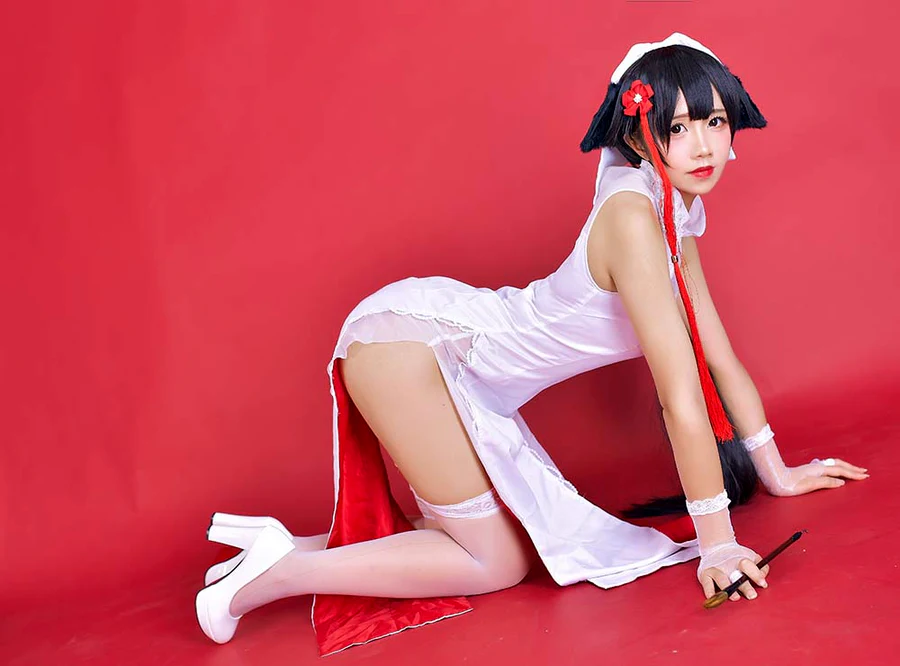 九曲Jean – 碧蓝航线 旗袍 cosplay-第2张