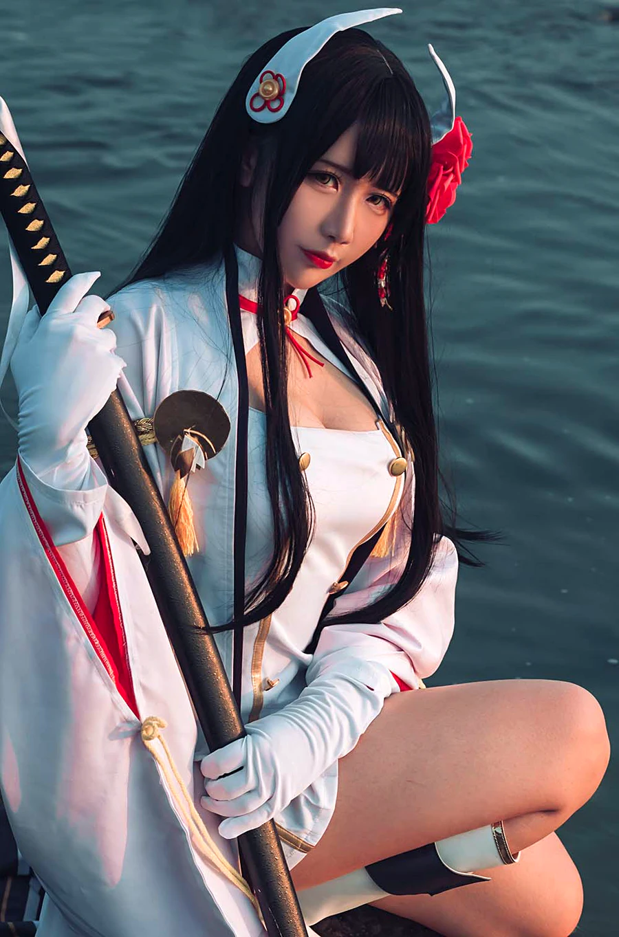 九曲Jean – 碧蓝航线 海边 cosplay-第2张