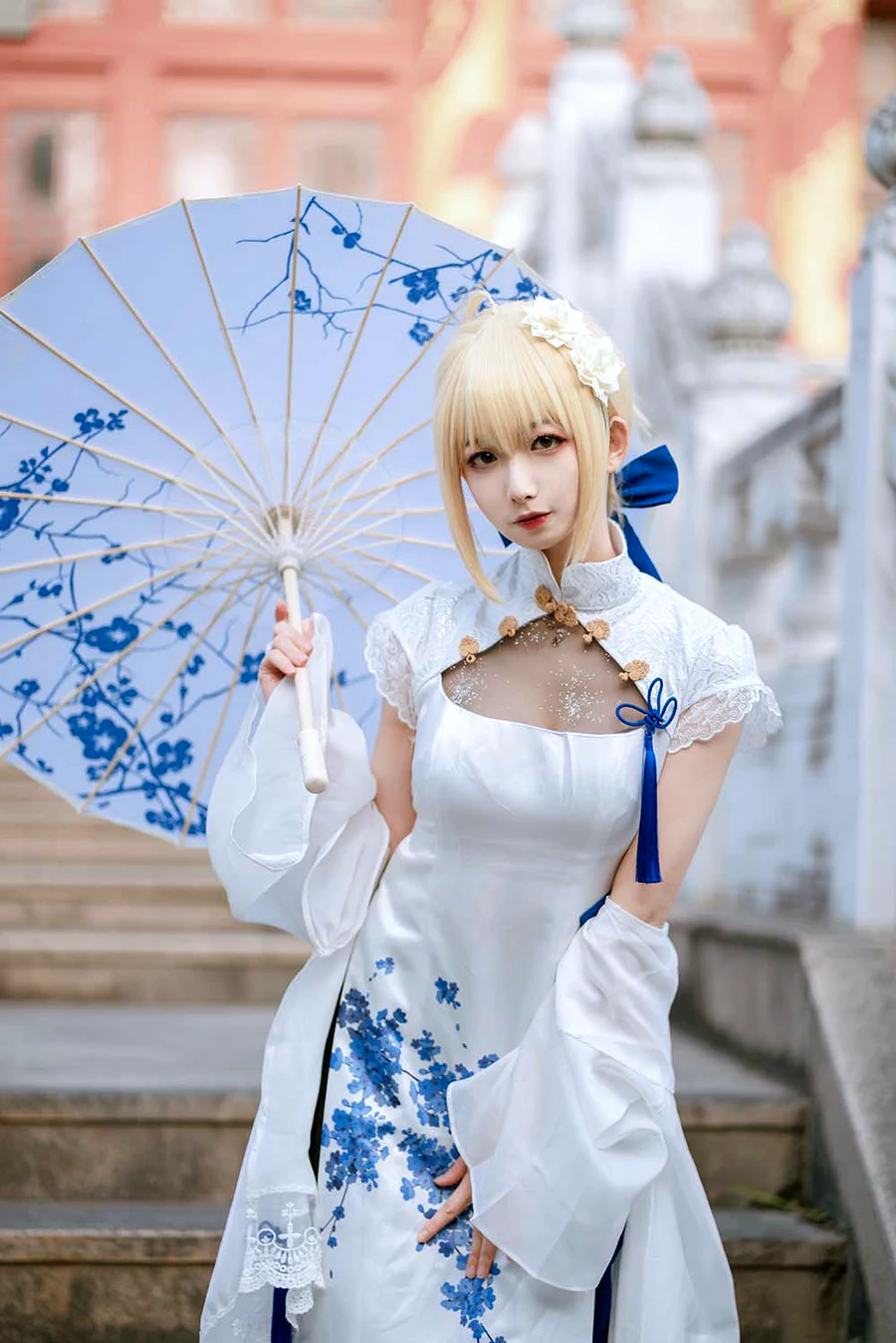 封疆疆v – saber 旗袍 cosplay-第1张