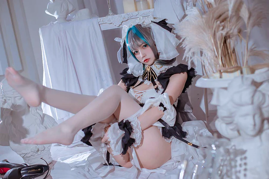 二佐Nisa – 碧蓝柴郡 cosplay-第2张