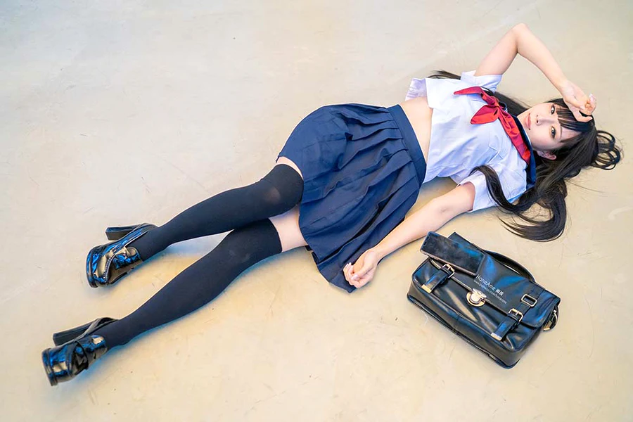 Hane Ame 雨波写真 – JK cosplay-第2张