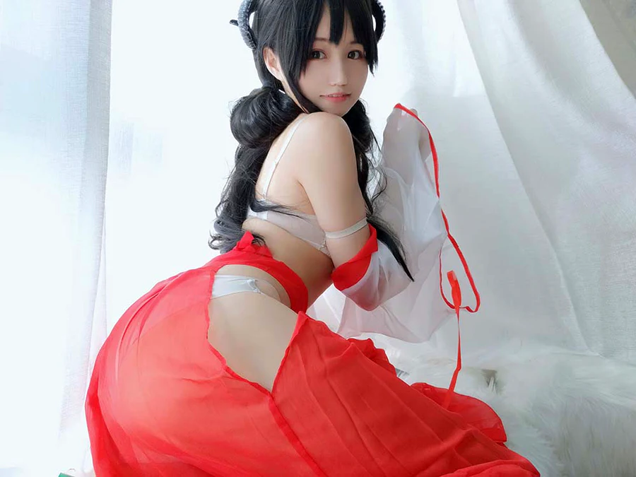 小仓千代w – 巫女DLC cosplay-第2张