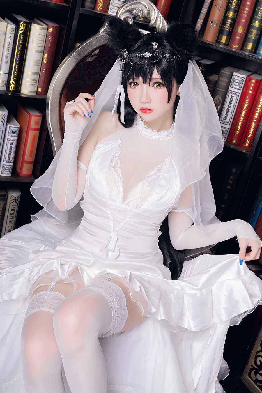 雪晴Astra – 爱宕花嫁 cosplay-第1张