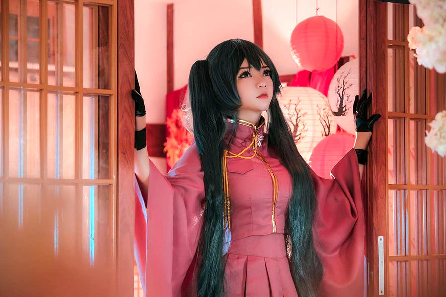 Potato Godzilla – Miku Senbonzakura cosplay-第2张