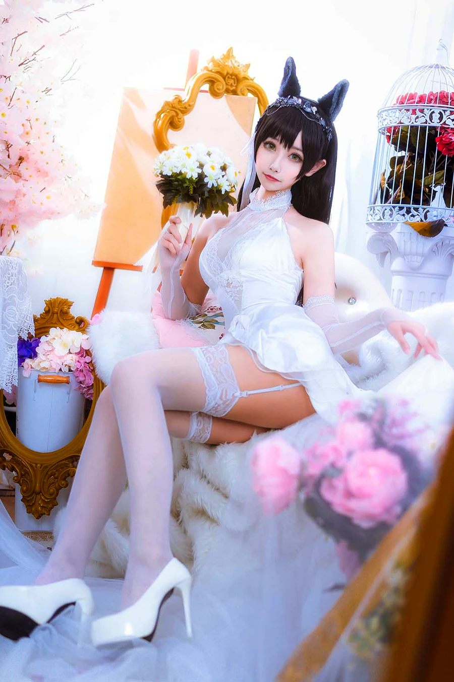 Momoko葵葵 – 爱宕 cosplay-第1张