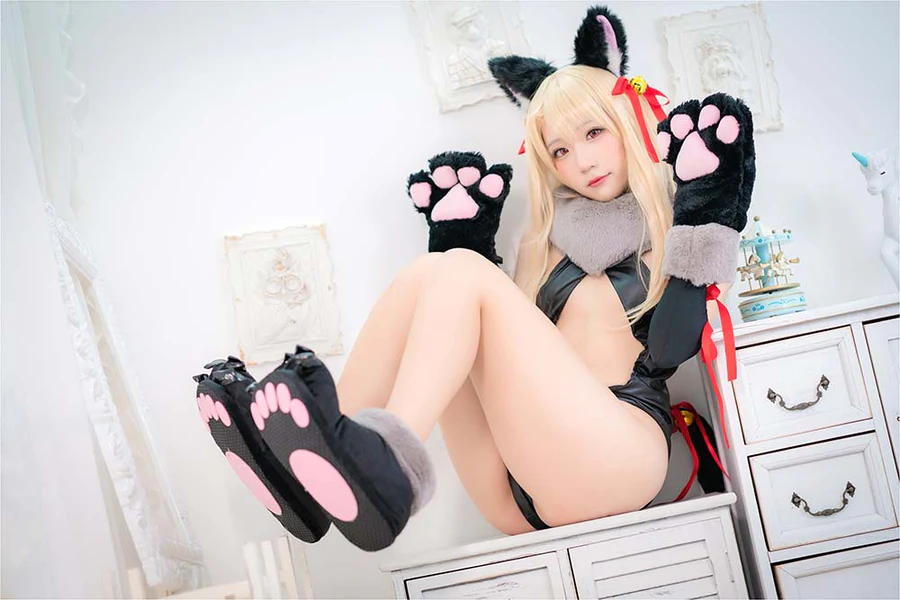 Mime弥美 – プリズマ イリヤ 金・猫 VER cosplay-第2张