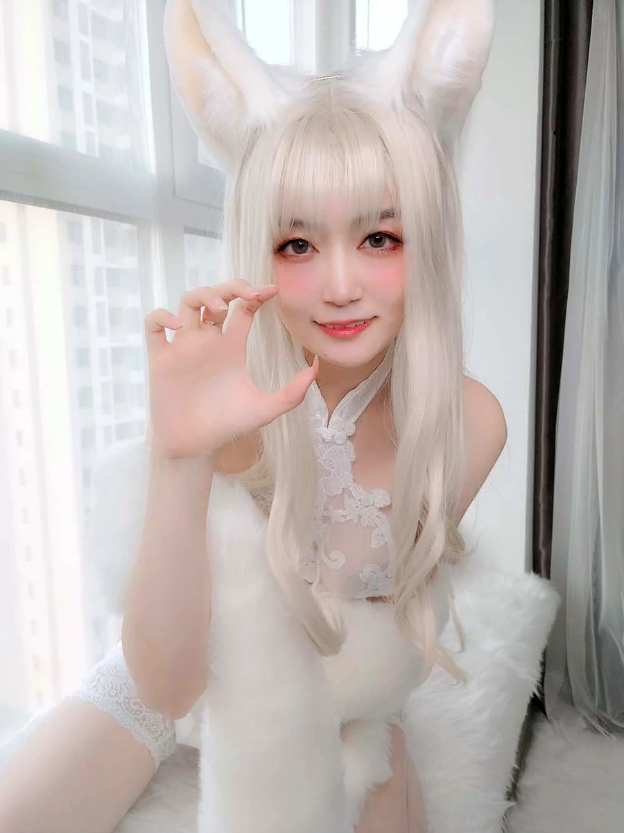 白银 – 白兔 cosplay-第2张