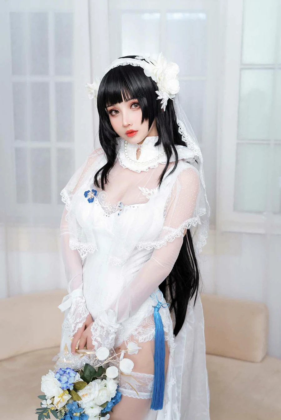 rioko凉凉子 – 95花嫁 cosplay-第1张