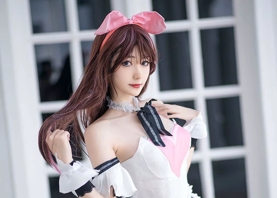 南桃Momoko – 爱礼服 cosplay-第2张