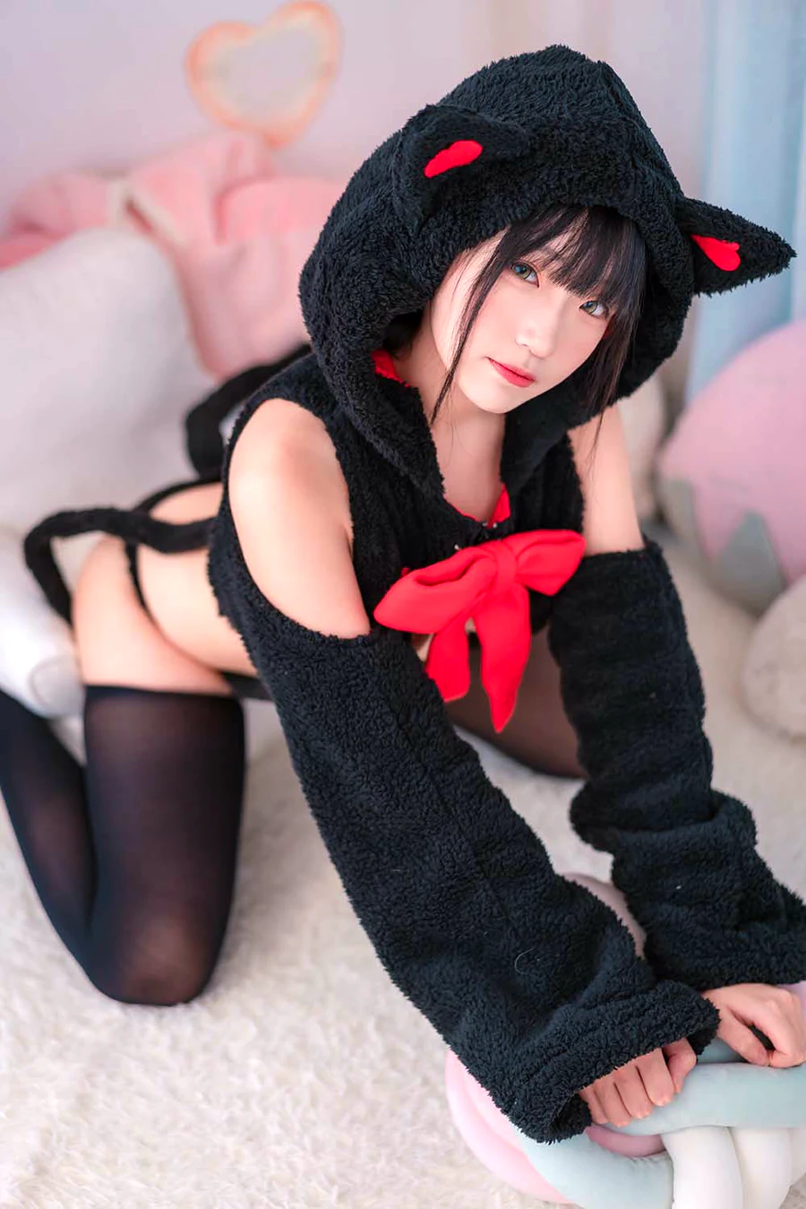 Mime弥美 – 黑猫～咪咪～ cosplay-第1张