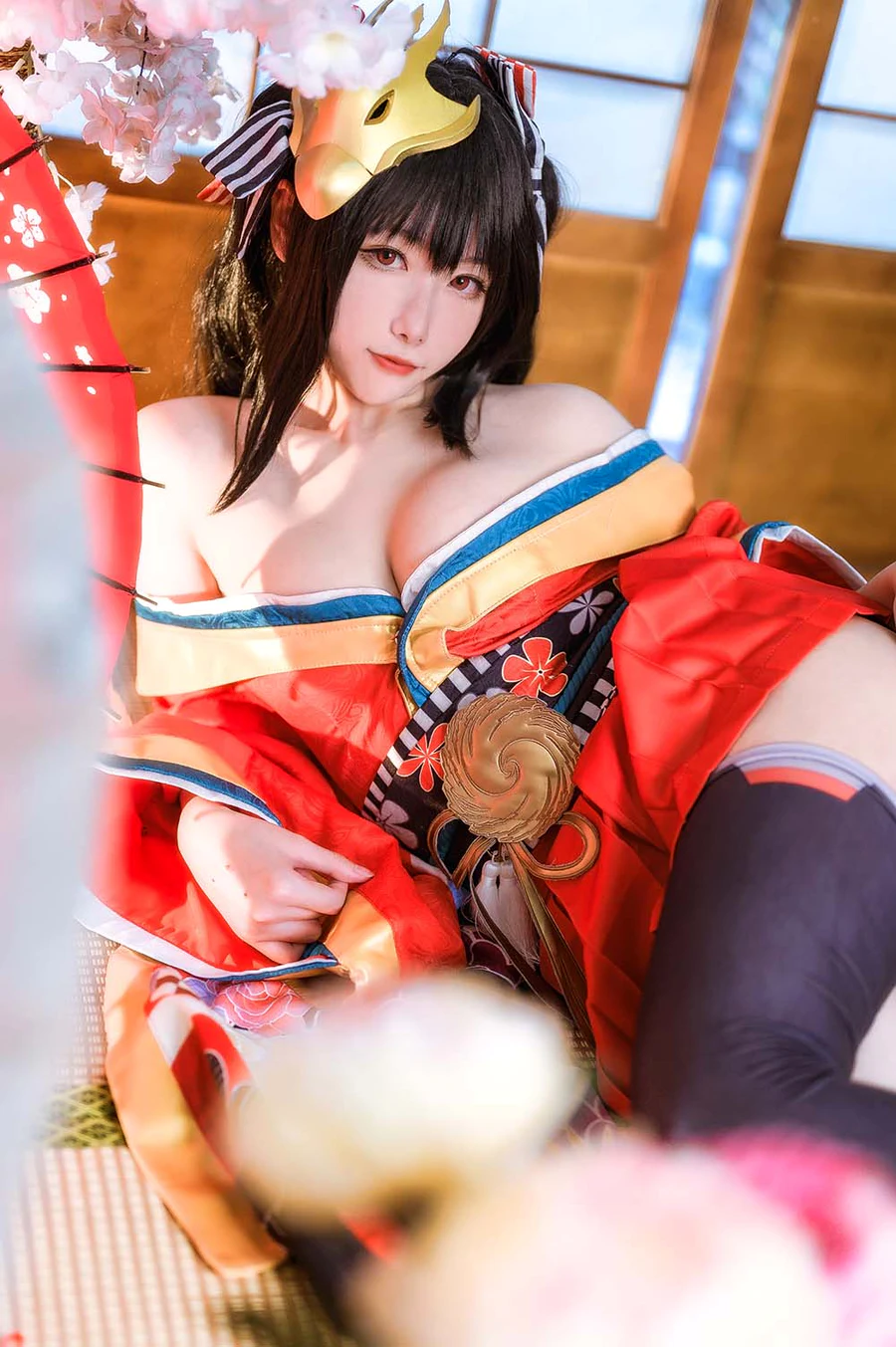 Momoko葵葵 – 大凤之和服 cosplay-第2张