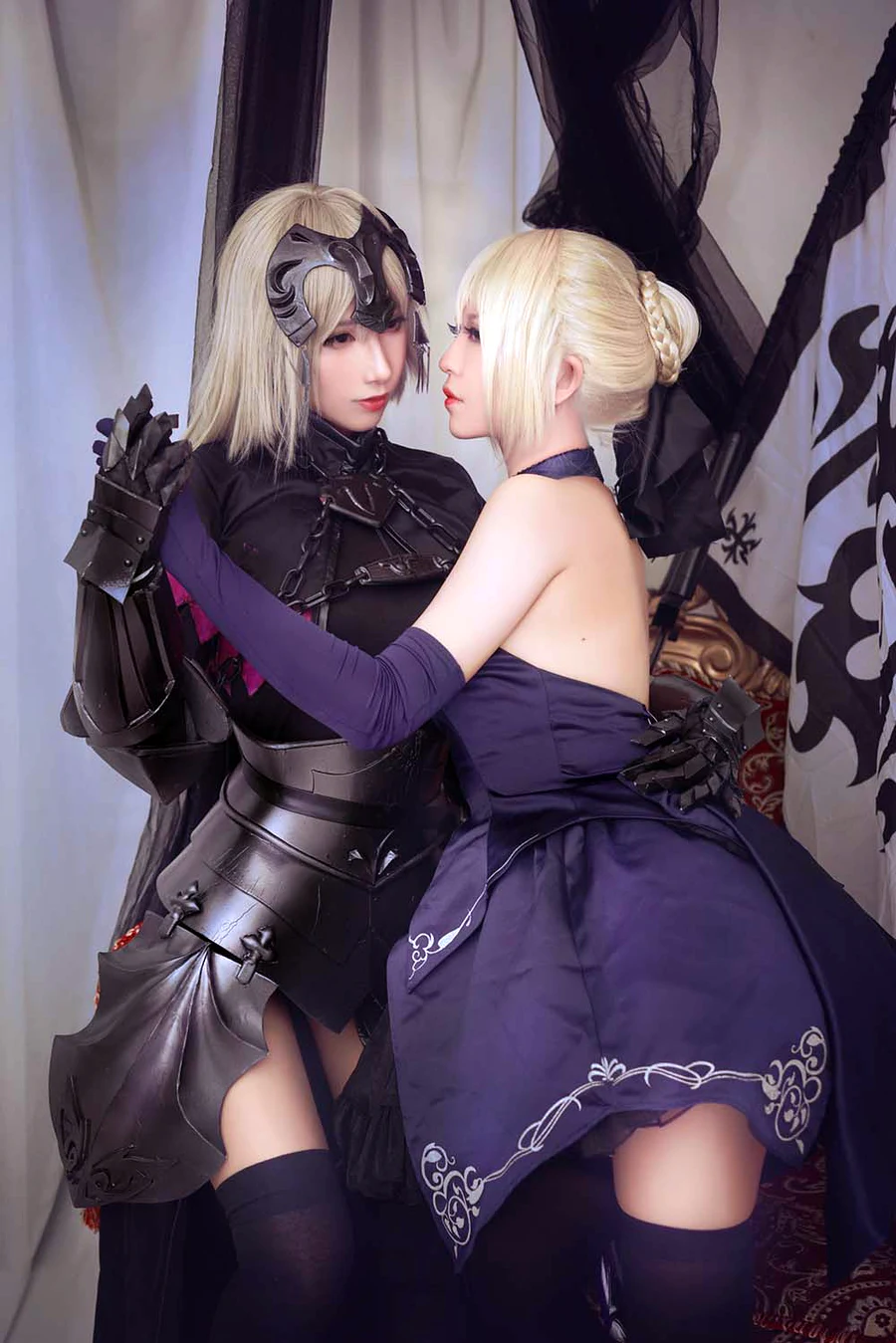 半半子&索索sophia – 黑贞1 cosplay-第2张