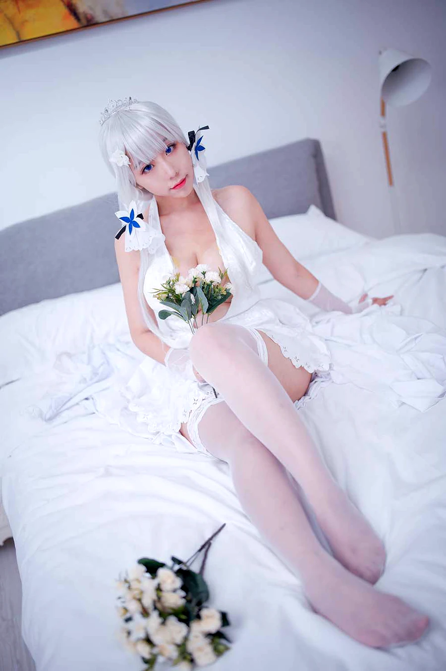 穆零Mu0 – 光辉婚纱 cosplay-第2张