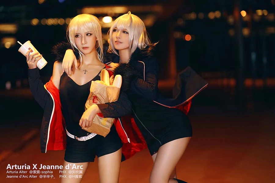 半半子&索索sophia – Full set Upscaled cosplay-第1张