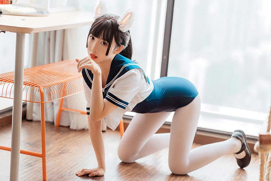 面饼仙儿 – 水手服 死库水 cosplay-第1张