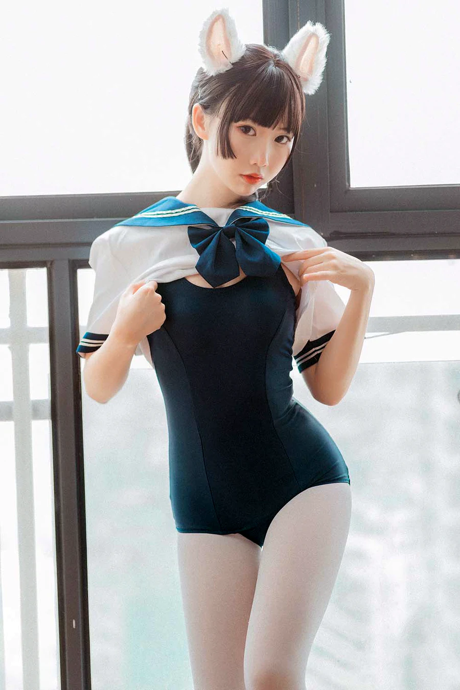 面饼仙儿 – 水手服 死库水 cosplay-第2张