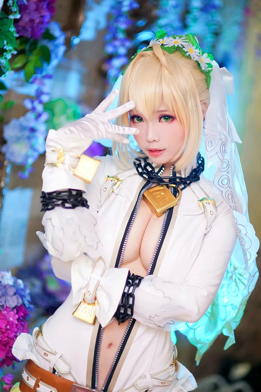 Ely_eee(ElyEE子) – saber cosplay-第1张