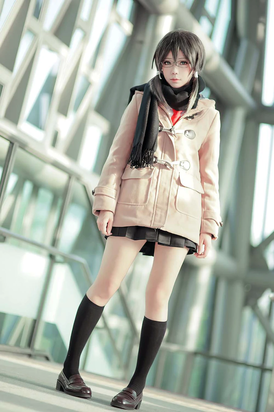 Ely_eee(ElyEE子) – JK cosplay-第1张