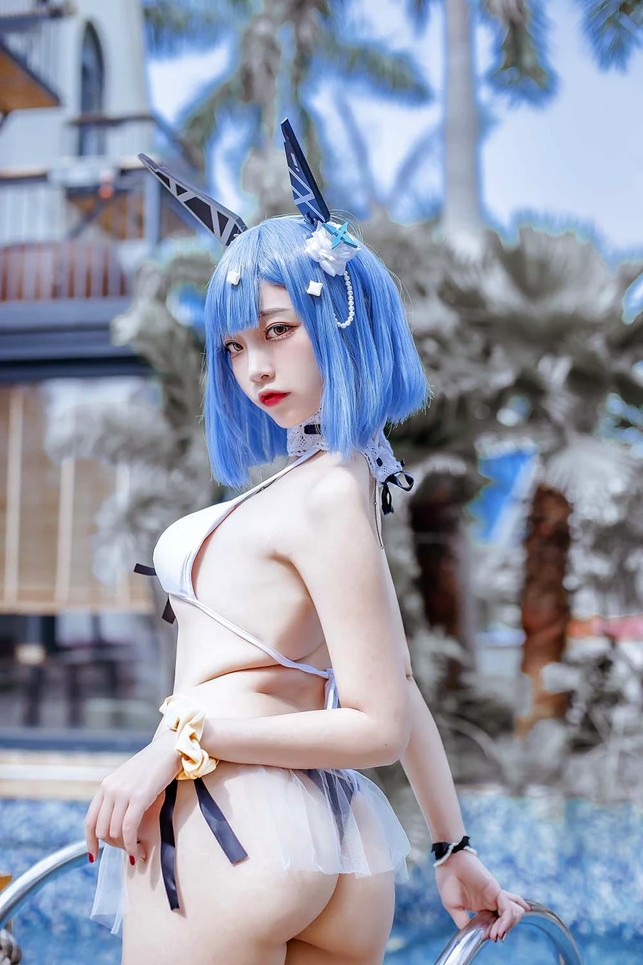 二佐Nisa – 碧蓝 加斯科涅 cosplay-第2张