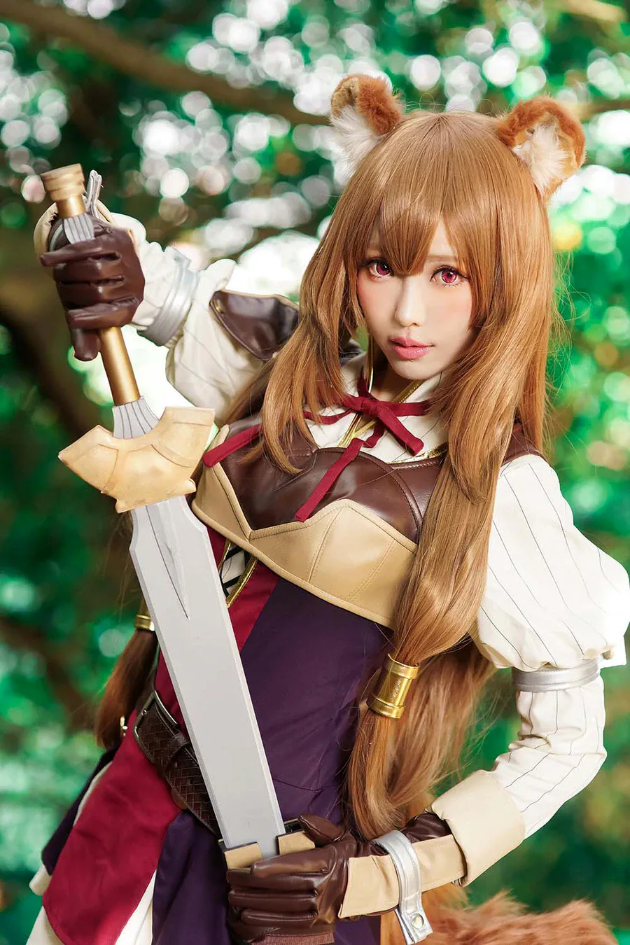 Ely_eee(ElyEE子) – 小浣熊 cosplay-第1张