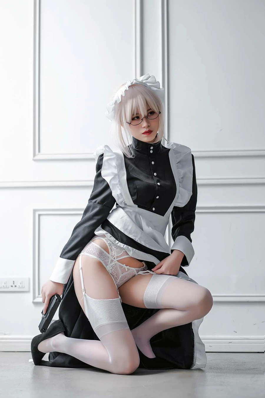 田璐璐 – 女仆长裙 cosplay-第1张