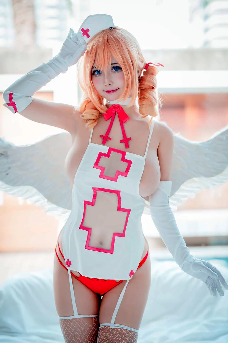 沖田凜花Rinka – Angle Nurse cosplay-第2张