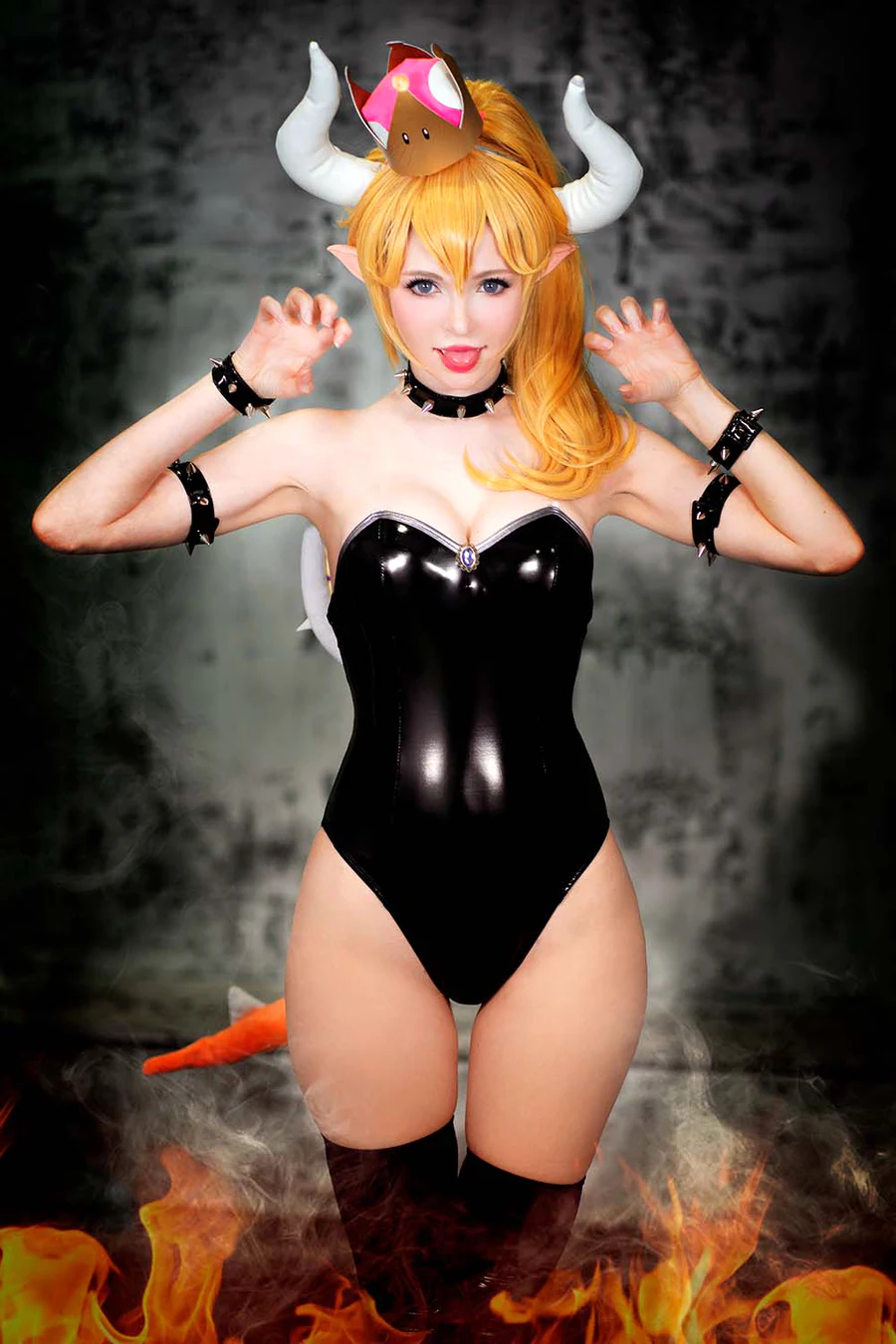 Peach milky – Bowsette cosplay-第1张