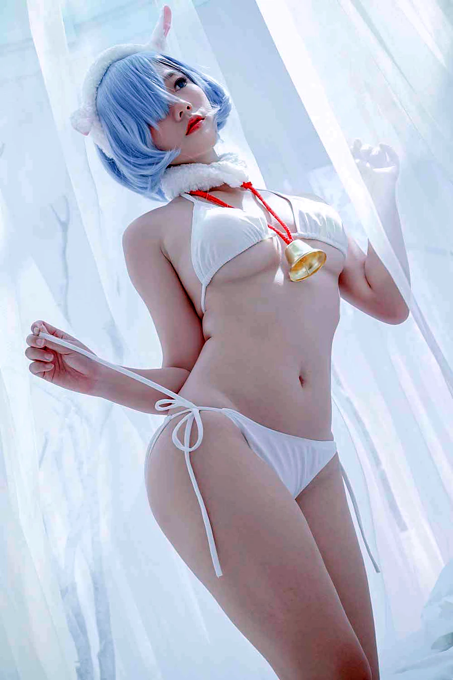 Messie Huang写真 – Rem the sheep cosplay-第2张