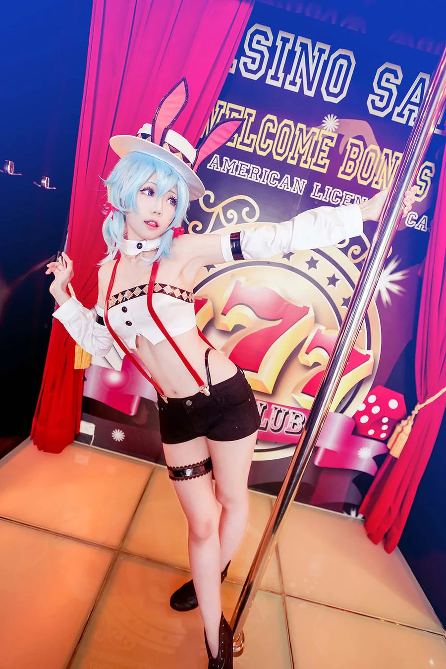 Ely_eee(ElyEE子) – 诗乃荷官 cosplay-第2张