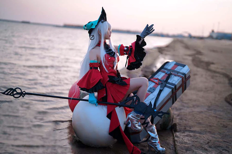 面饼仙儿 – 浊心斯卡蒂 cosplay-第1张