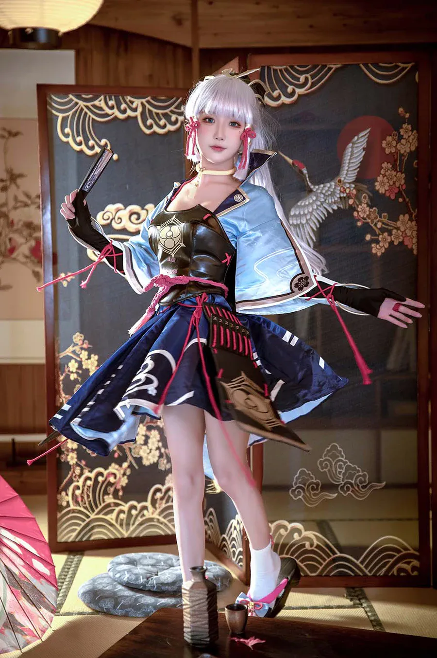 阿包也是兔娘 – 神里凌华 cosplay-第2张