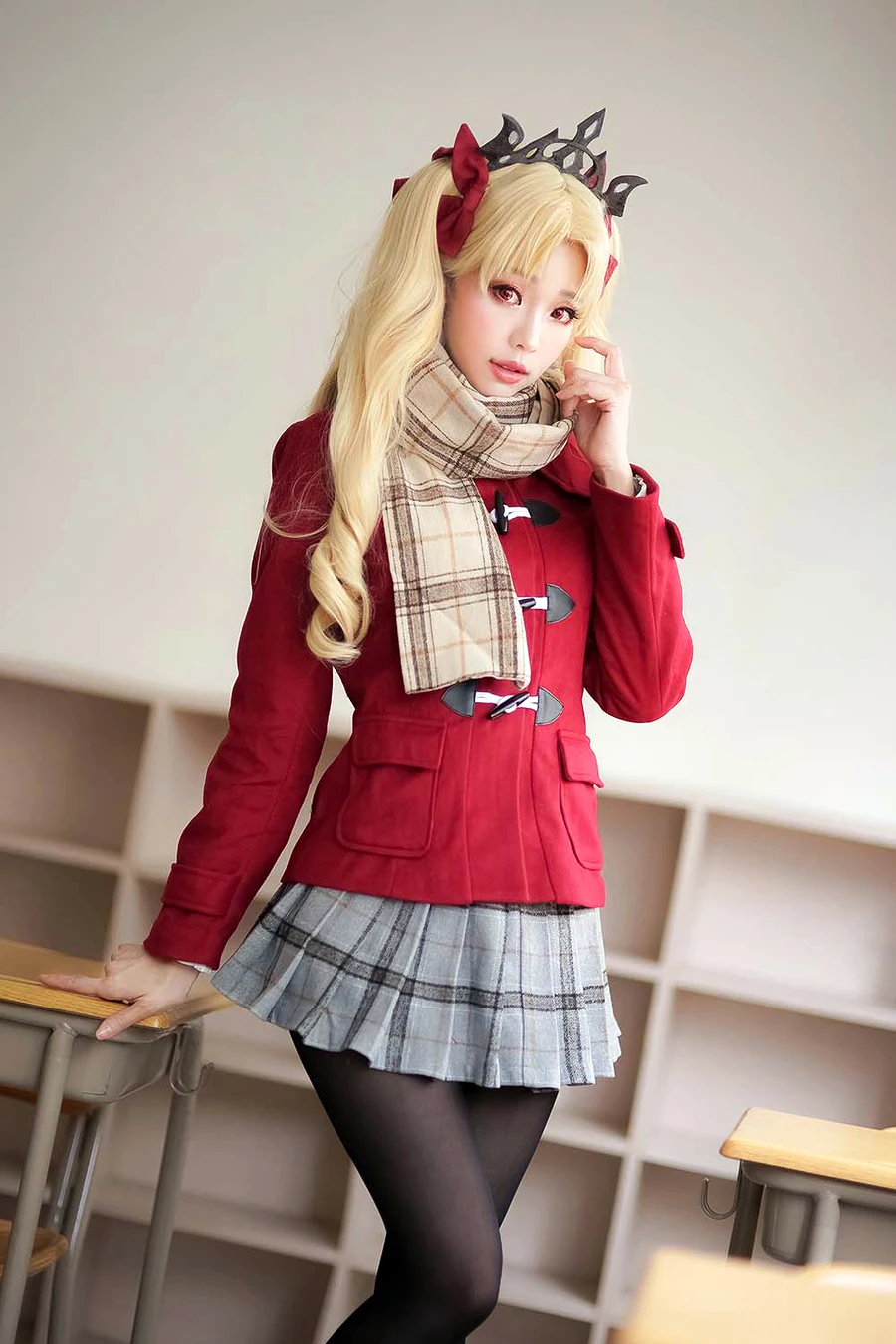 Ely_eee(ElyEE子) – 远坂凛 jk cosplay-第1张