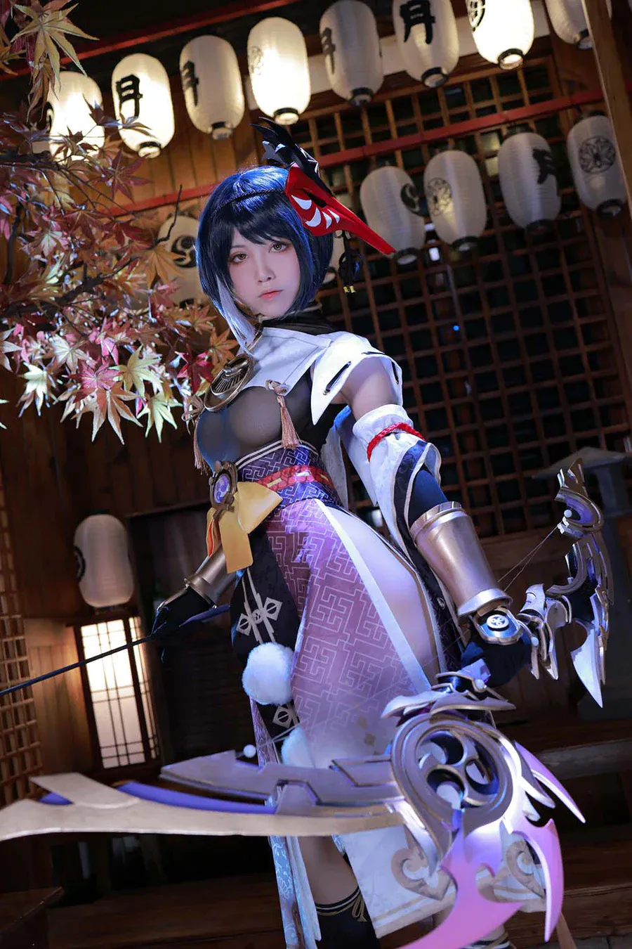 水淼aqua – 九条裟羅 cosplay-第1张