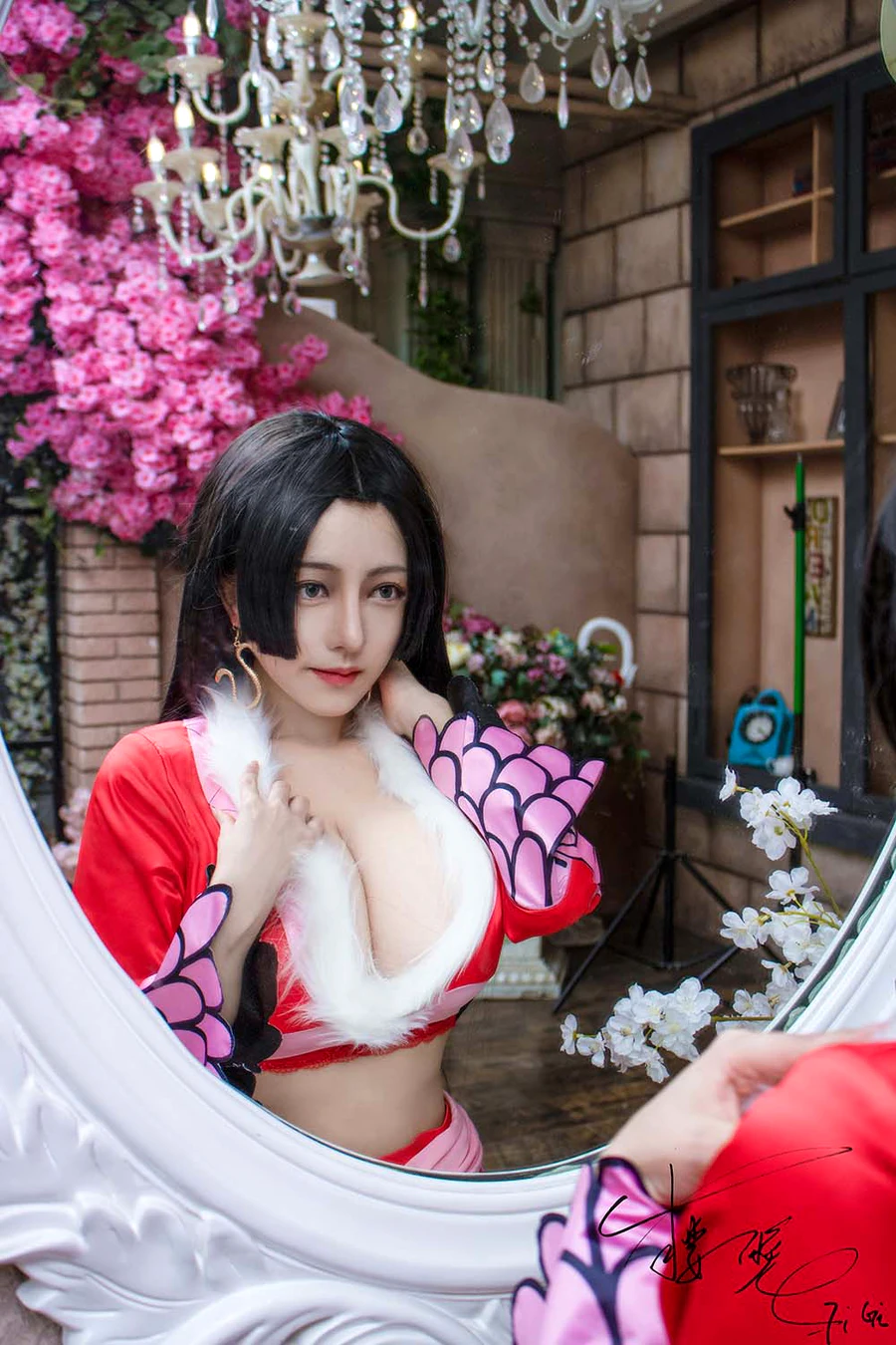 樱晚gigi – 薄纱 cosplay-第1张