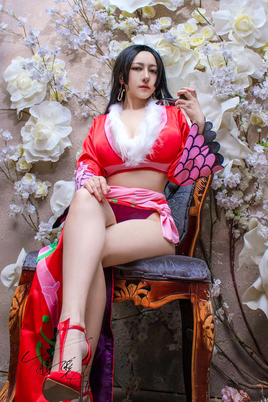 樱晚gigi – 薄纱 cosplay-第2张