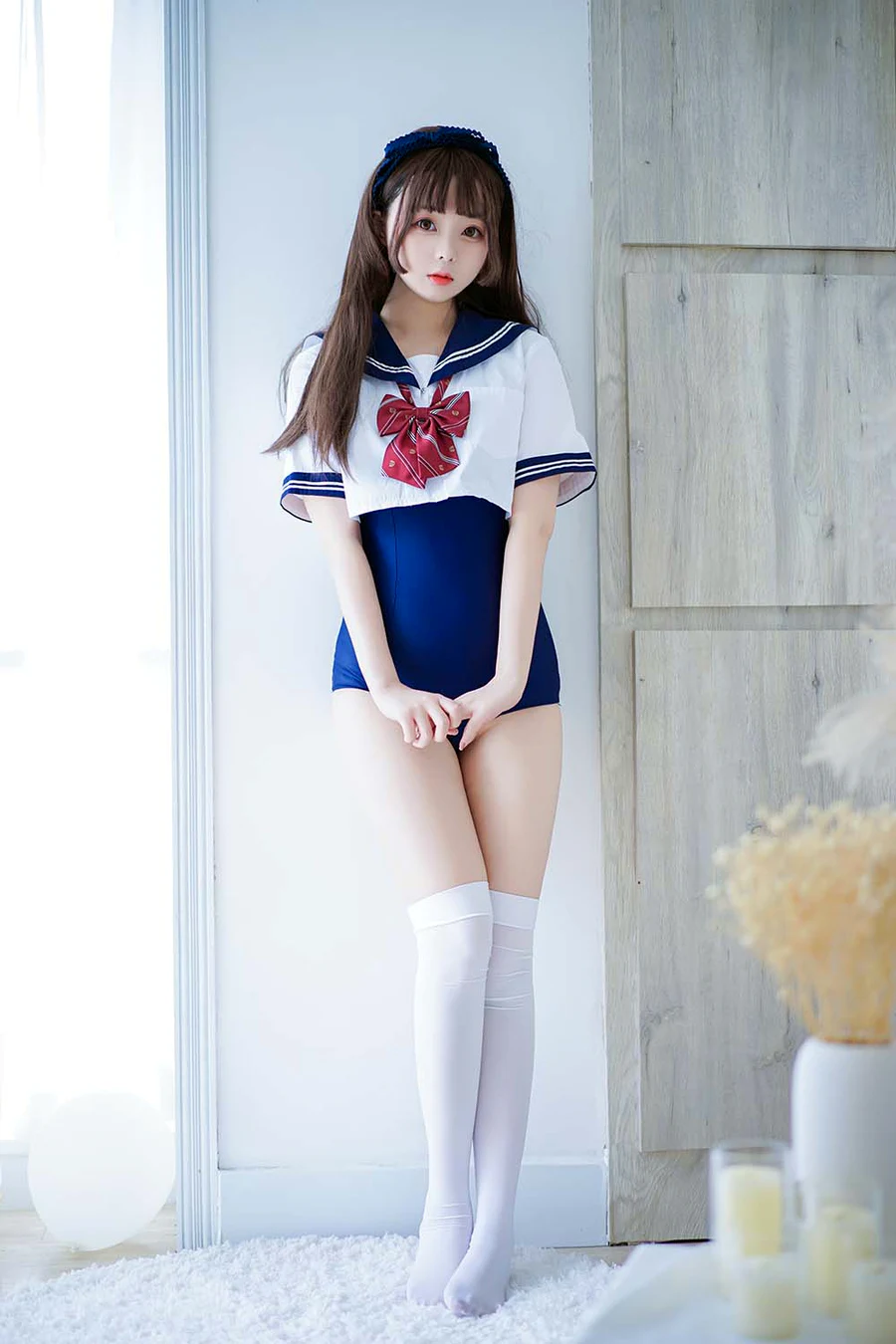 日奈娇 – 制服死库水 cosplay-第2张