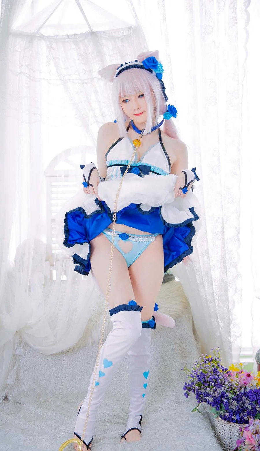 Sally Dorasnow – Nekopara Vanilla Lingerie cosplay-第1张