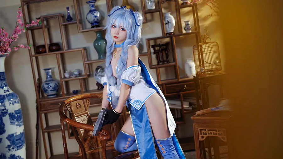 yuuhui玉汇 – PA-15 翠雀媚 cosplay-第2张