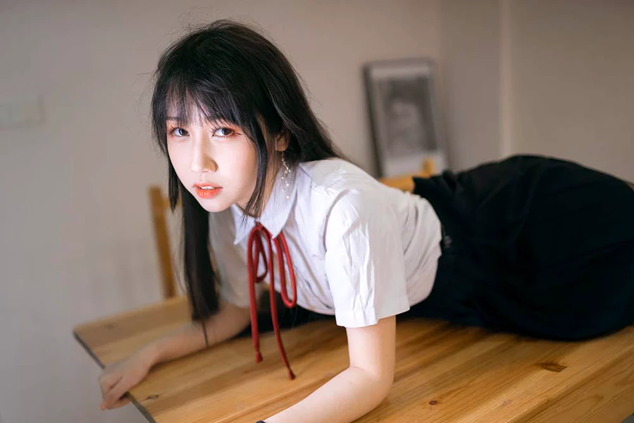 不呆猫 – 校服JK cosplay-第1张