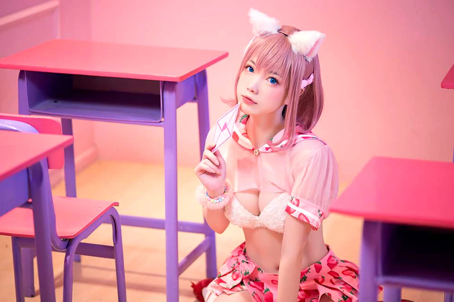 妖少you1 – 草莓蛋糕猫 cosplay-第1张