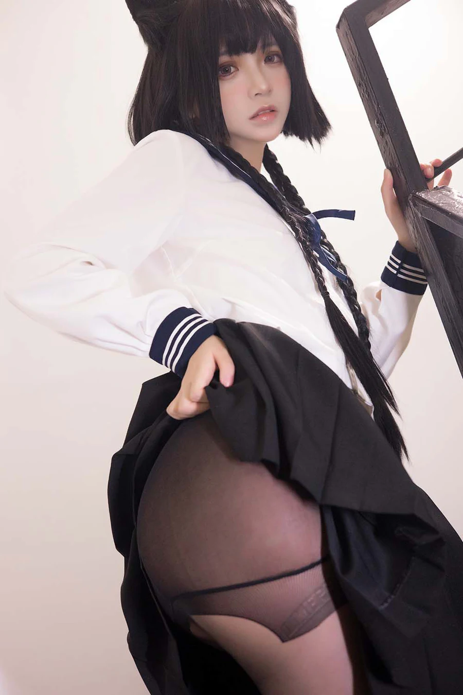 疯猫ss – 制服少女 cosplay-第2张