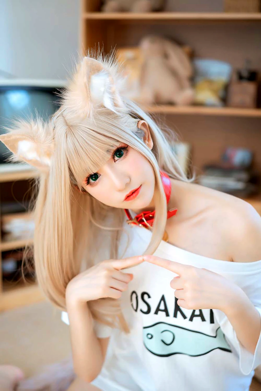 Coser衣衣 – 40原猫娘 黄豆粉 cosplay-第2张