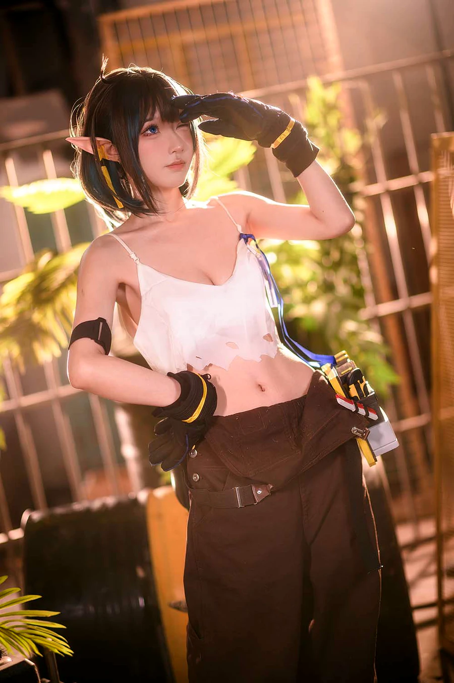 阿包也是兔娘 – 明日方舟 森蚺 cosplay-第1张