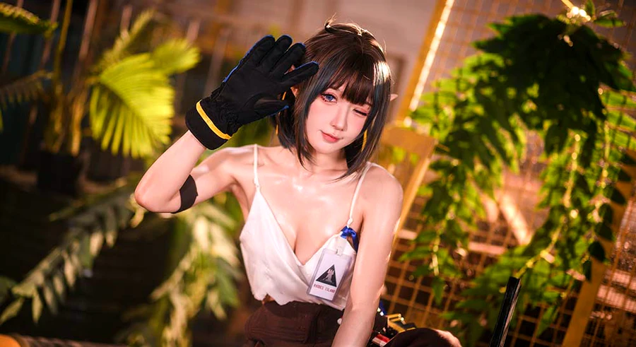 阿包也是兔娘 – 明日方舟 森蚺 cosplay-第2张