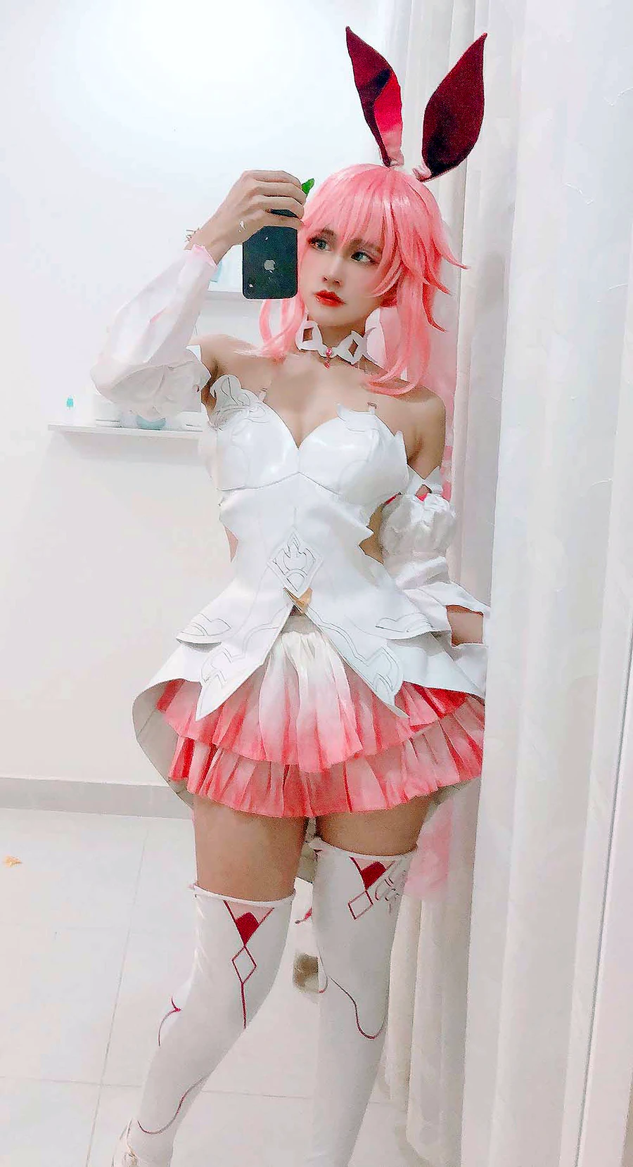 PingPing – Yae Sakura Wedding dress cosplay-第1张