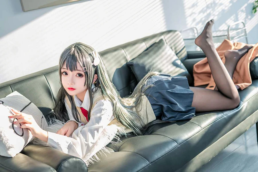 日奈娇 – 麻衣校服 cosplay-第2张