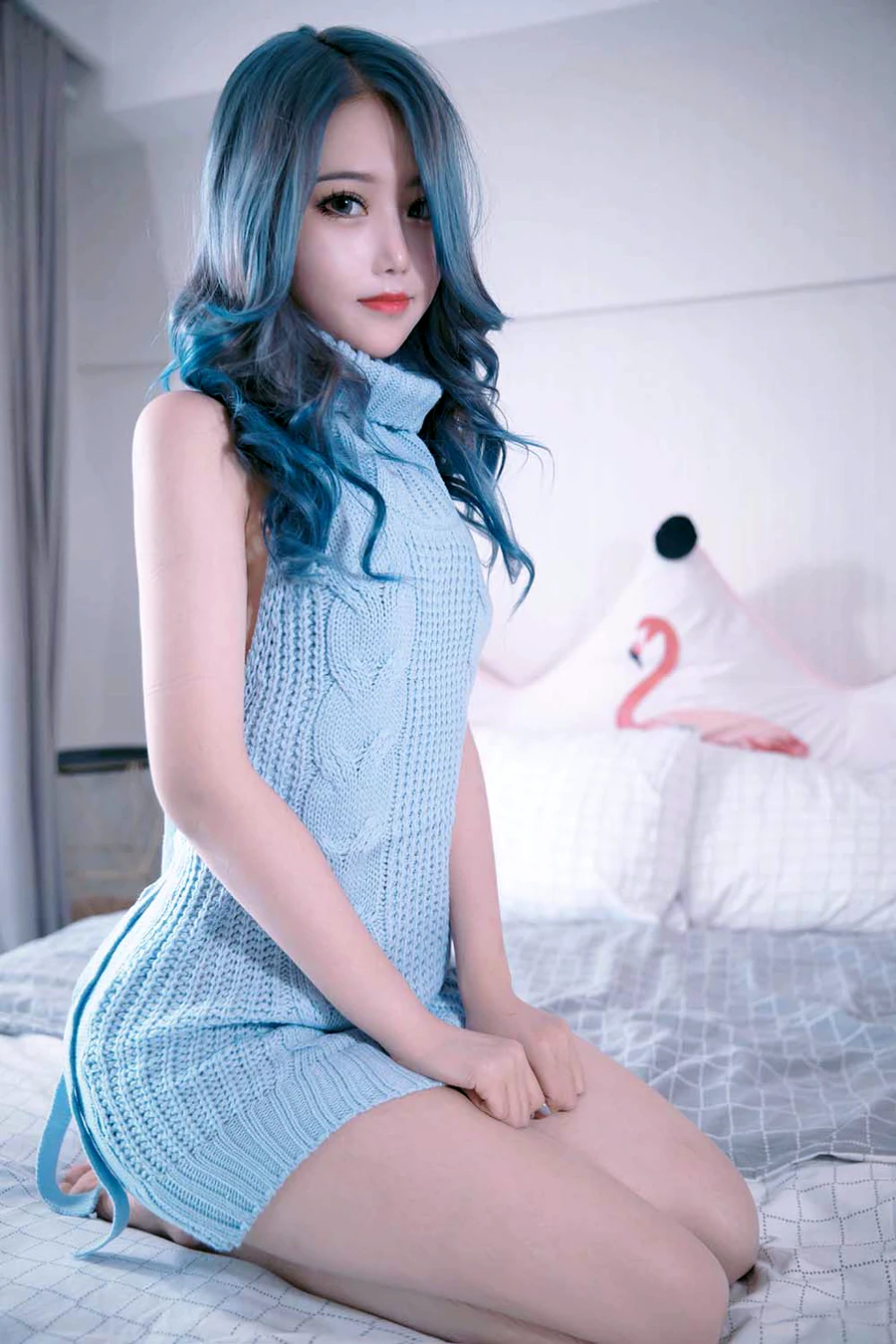 eloise软软 – 毛衣少女 cosplay-第2张