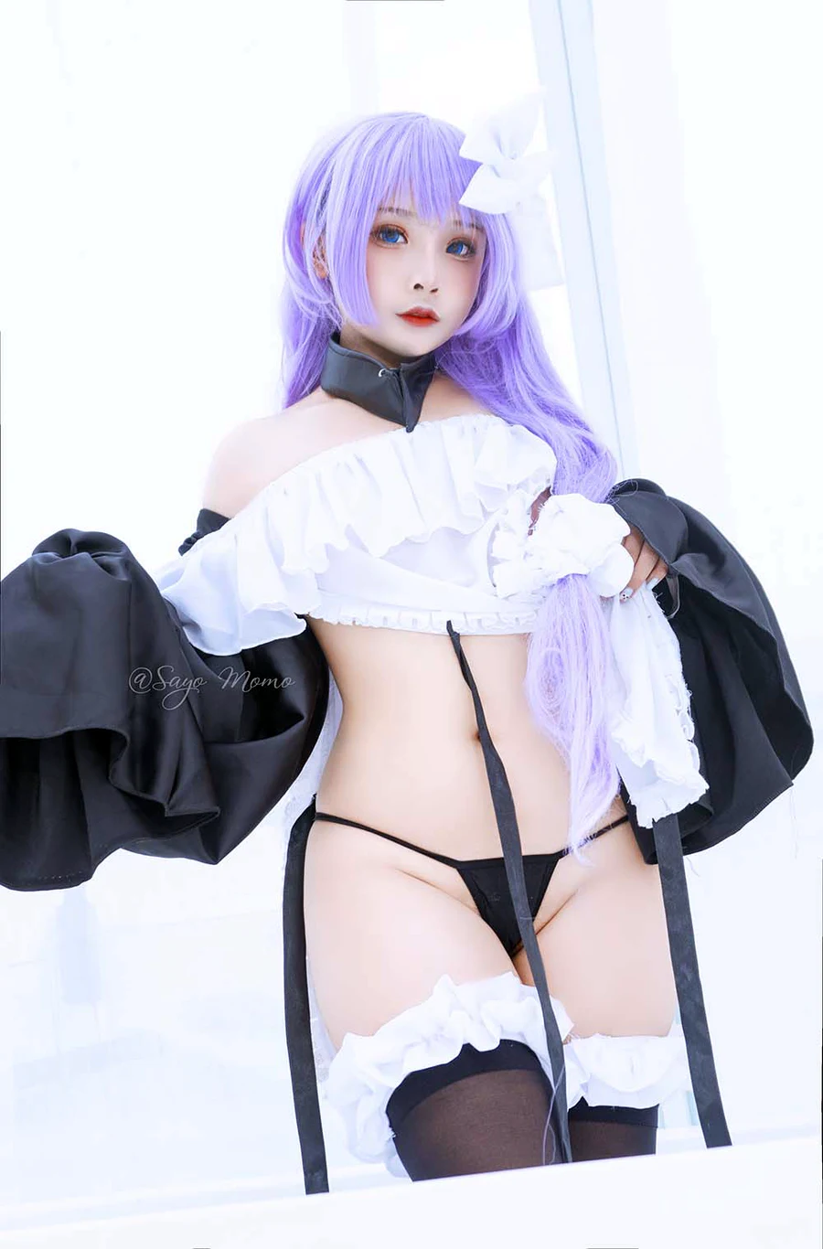 Sayo Momo – FGO Meltryllis Maid Art Ver cosplay-第2张