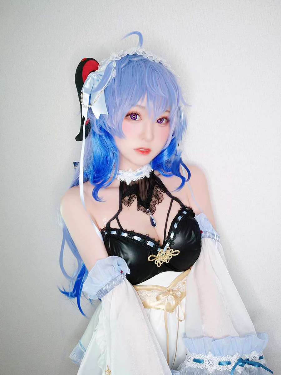 Yuki亭 – 甘雨メイド cosplay-第1张