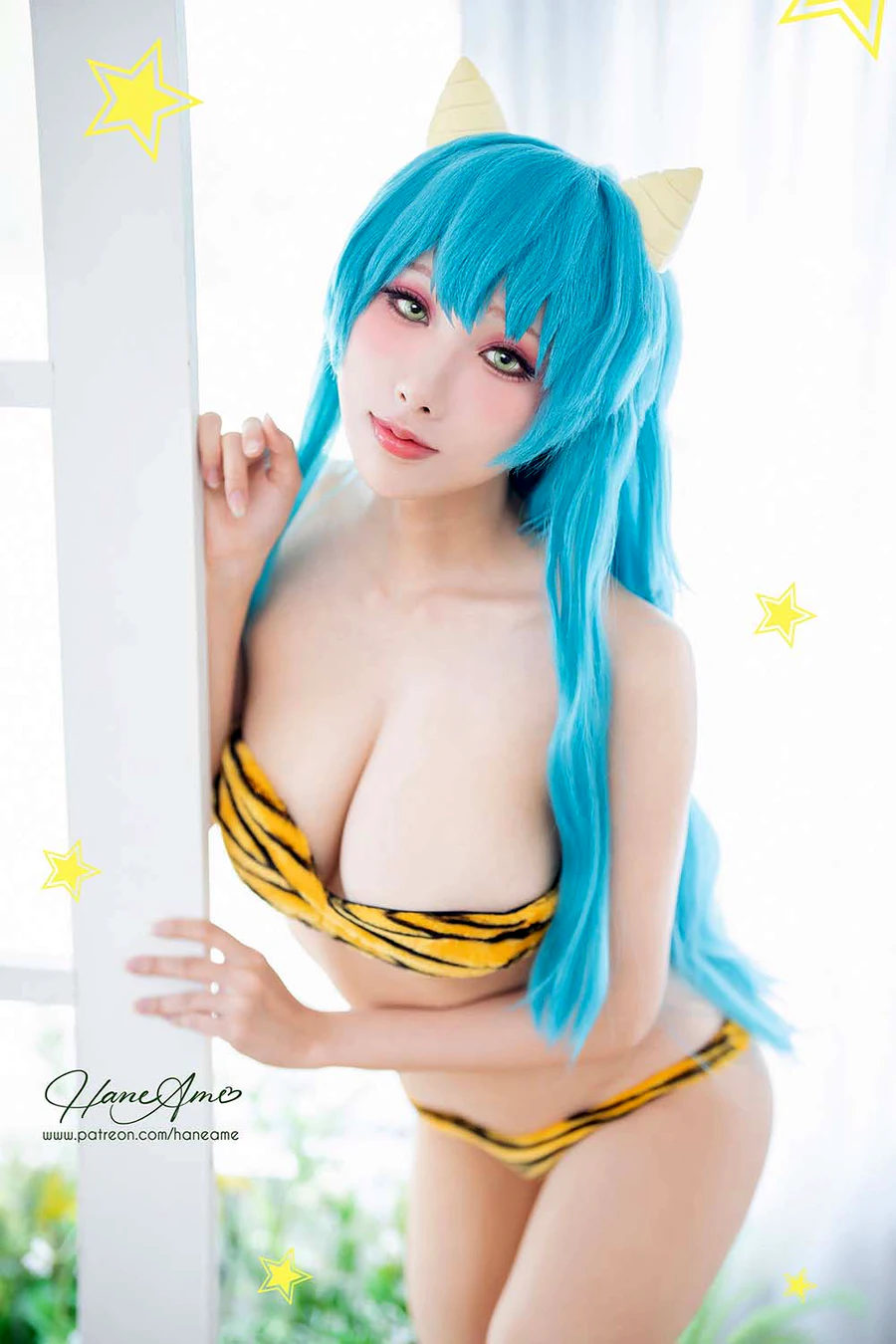 Hane Ame 雨波写真 – 福星小子 拉姆 cosplay-第1张